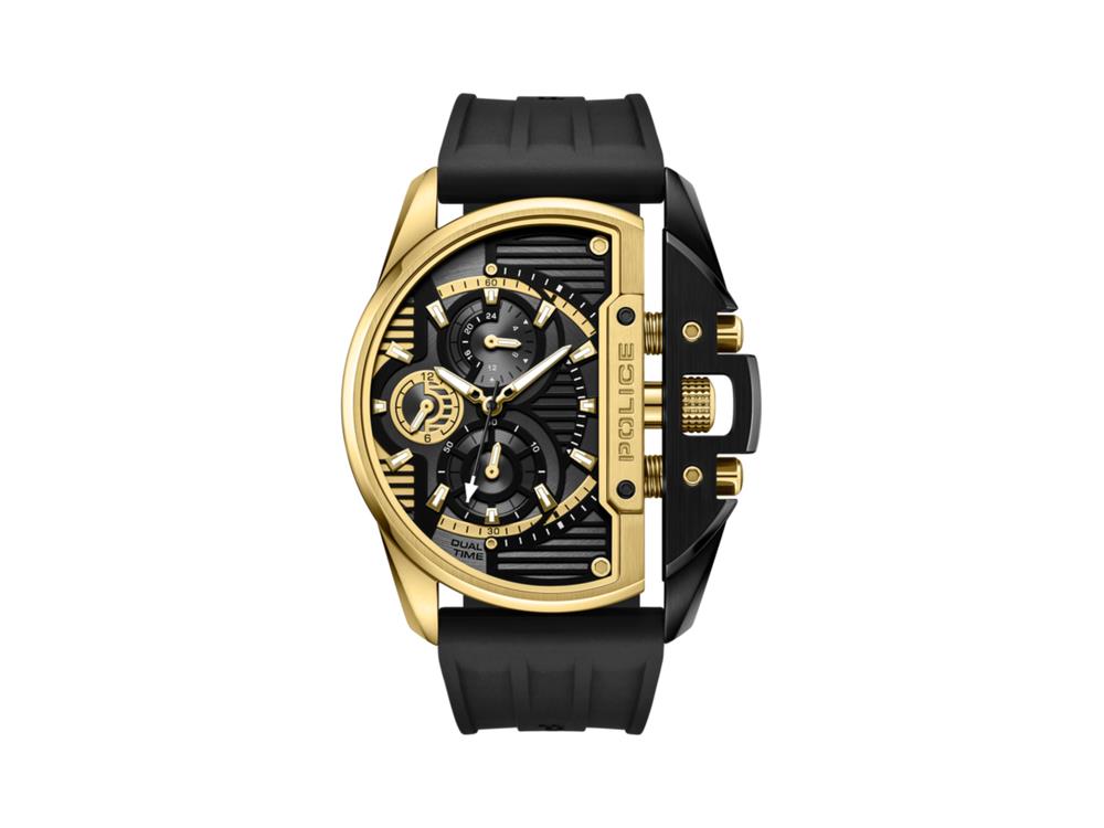 Montre à Quartz Police Daintree, 48 mm, Doré, PEWGQ2203606