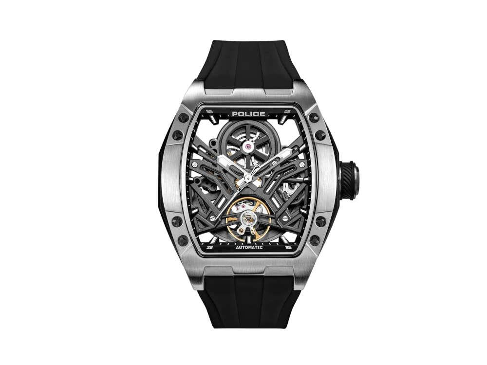 Montre Automatique Police Tampa, 42 mm, Noir, PEWGR0082102