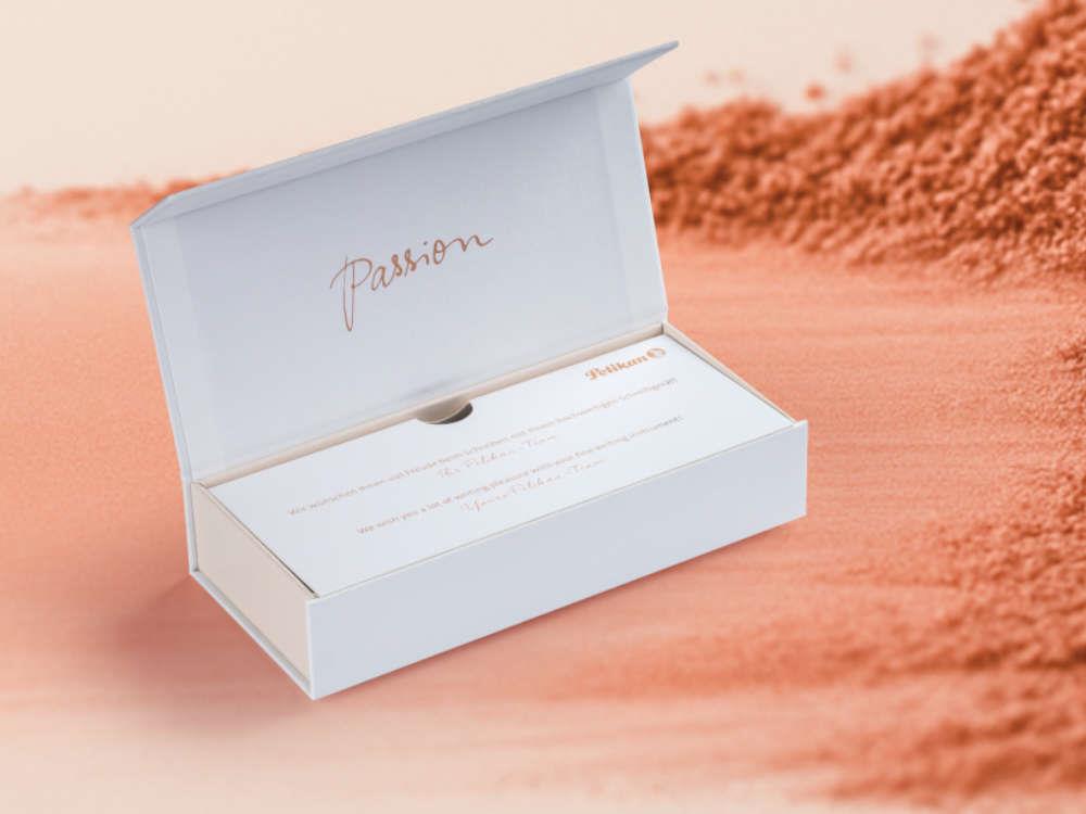 Stylo bille Pelikan K600 White & Rose Gold, Édition Spéciale, 300014588