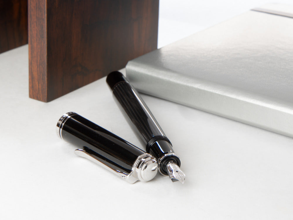 Stylo Plume Pelikan Souverän M605 Stresemann, Palladium, 813624