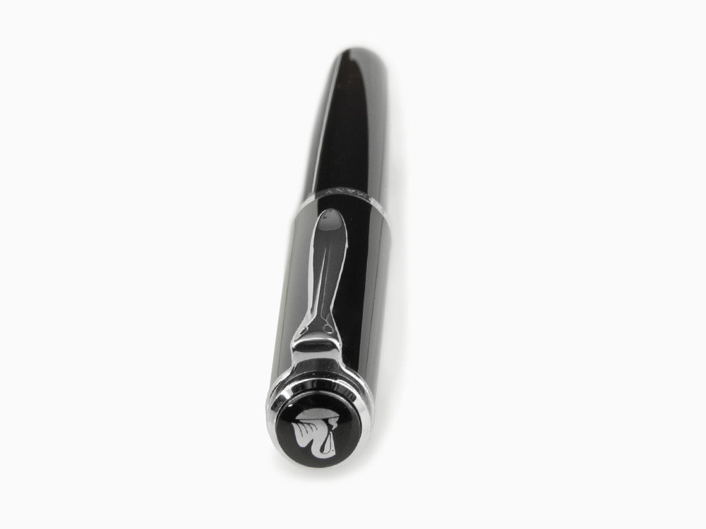 Stylo Plume Pelikan Classic P205, Noir, Attributs chromés, 930859