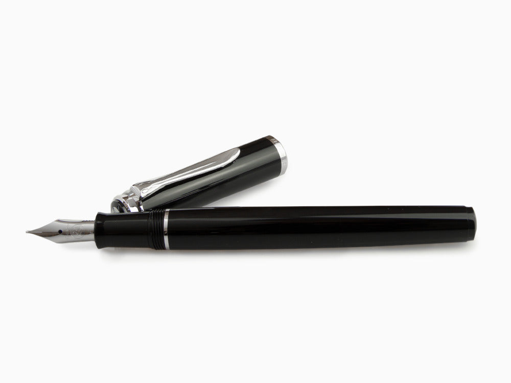 Stylo Plume Pelikan Classic P205, Noir, Attributs chromés, 930859