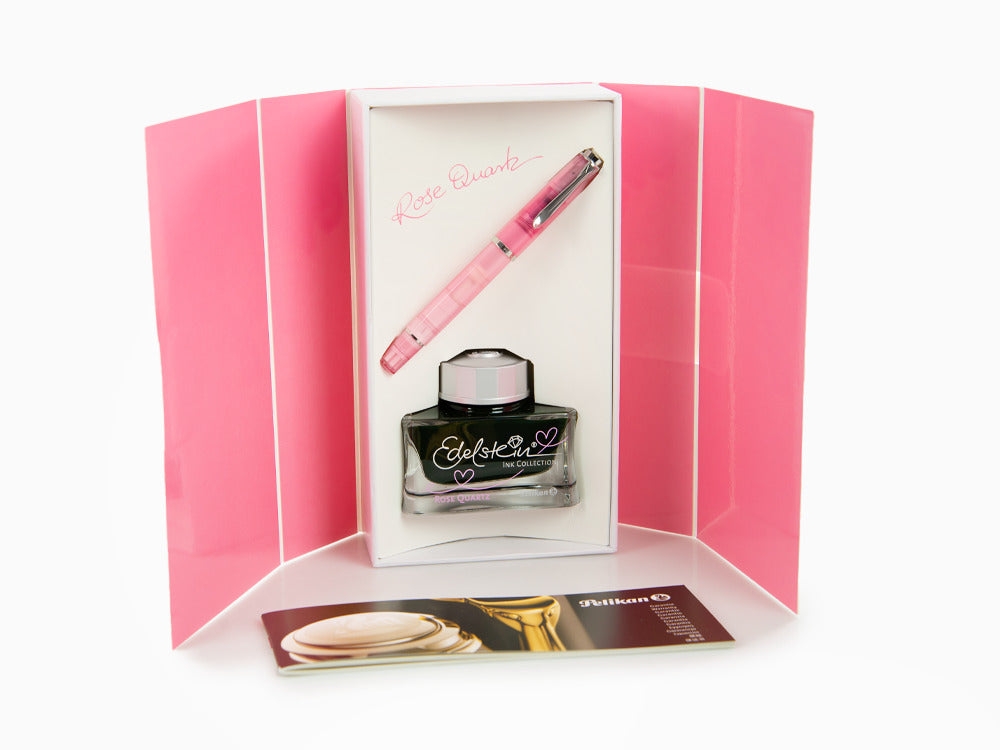 Set Stylo Plume Pelikan Classic M205 Rose Quartz 2023, Éd spéc, 823920