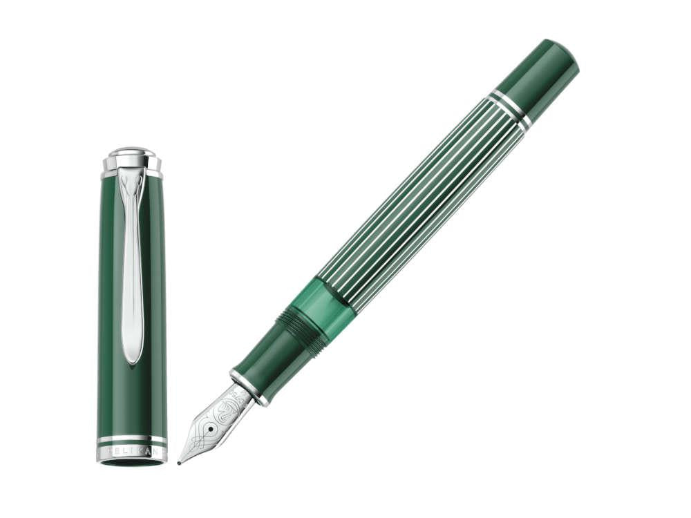 Stylo Plume Pelikan M815 Metal Striped Green, 829090