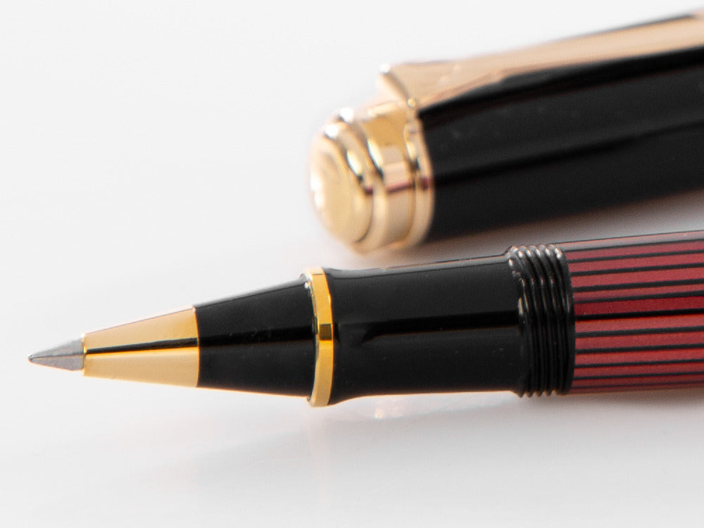 Stylo Roller Pelikan Souverän R400, Noir et Rouge, 905521