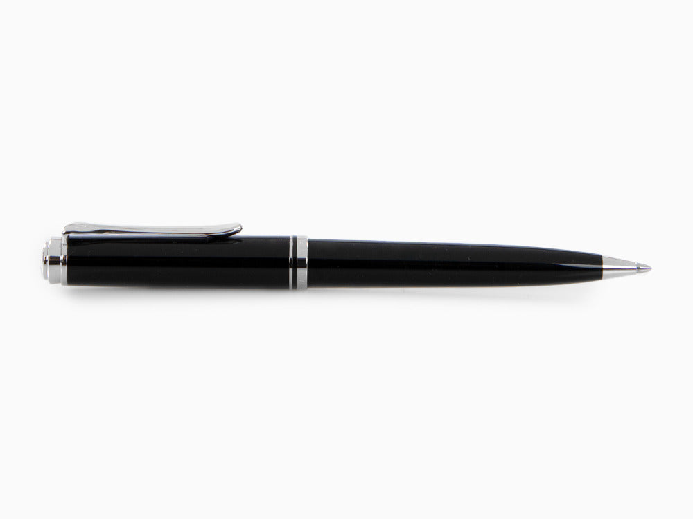 Stylo bille Pelikan K805, Résine Noire, Attributs argent, 926378