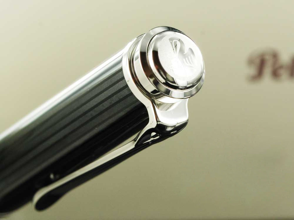 Stylo bille Pelikan K805 Stresemann, Attributs argent, 957530