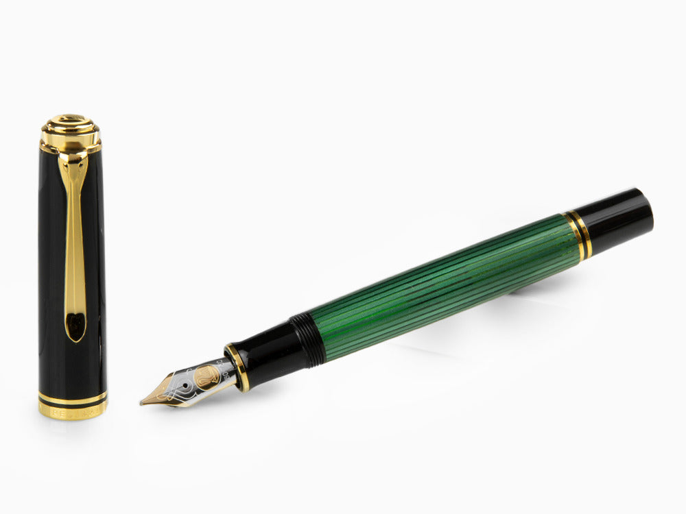 Stylo Plume Pelikan Souverän M800 - Noire et Vert, 995712