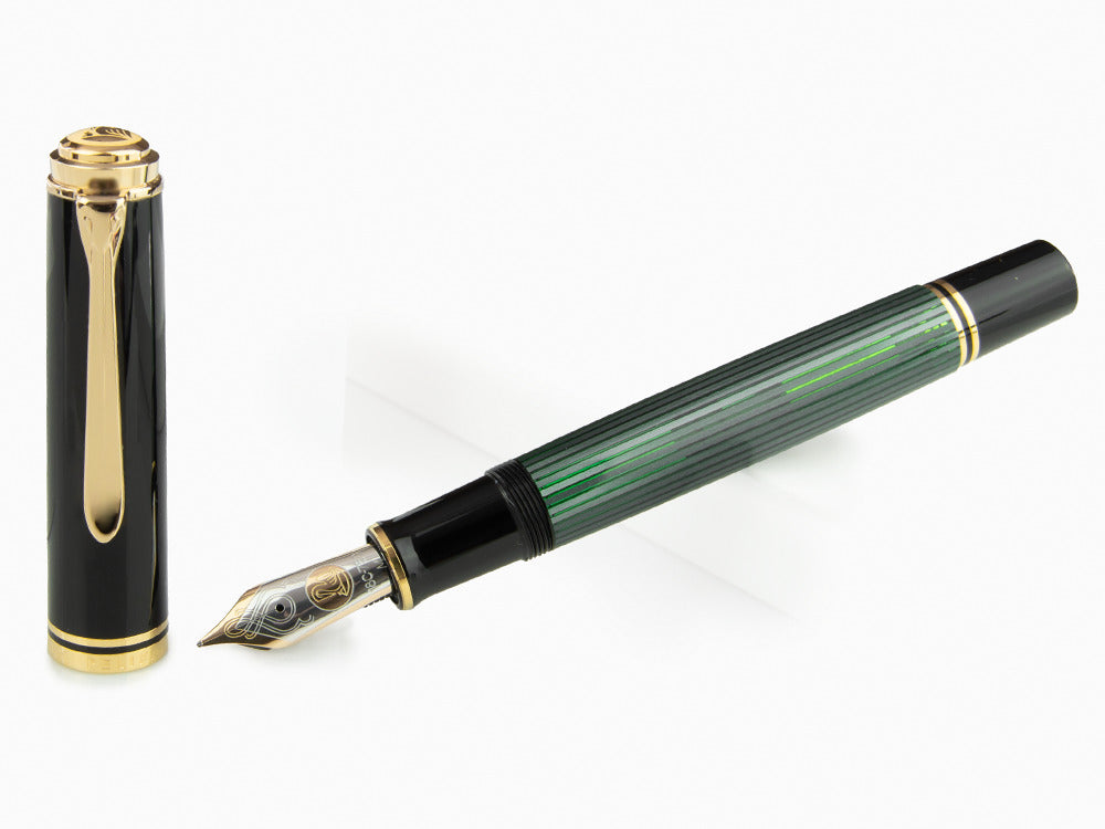 Stylo Plume Pelikan Souverän M 1000 - Noir-Vert, 987594
