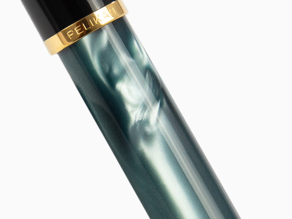 Stylo Plume Pelikan Classic 200, Vert, Marbre, Attributs or, 994103