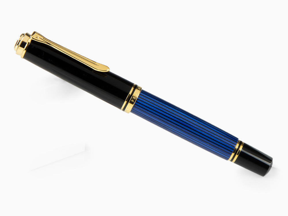 Stylo Plume Pelikan Souverän M 600, Noir-Bleu, 995324