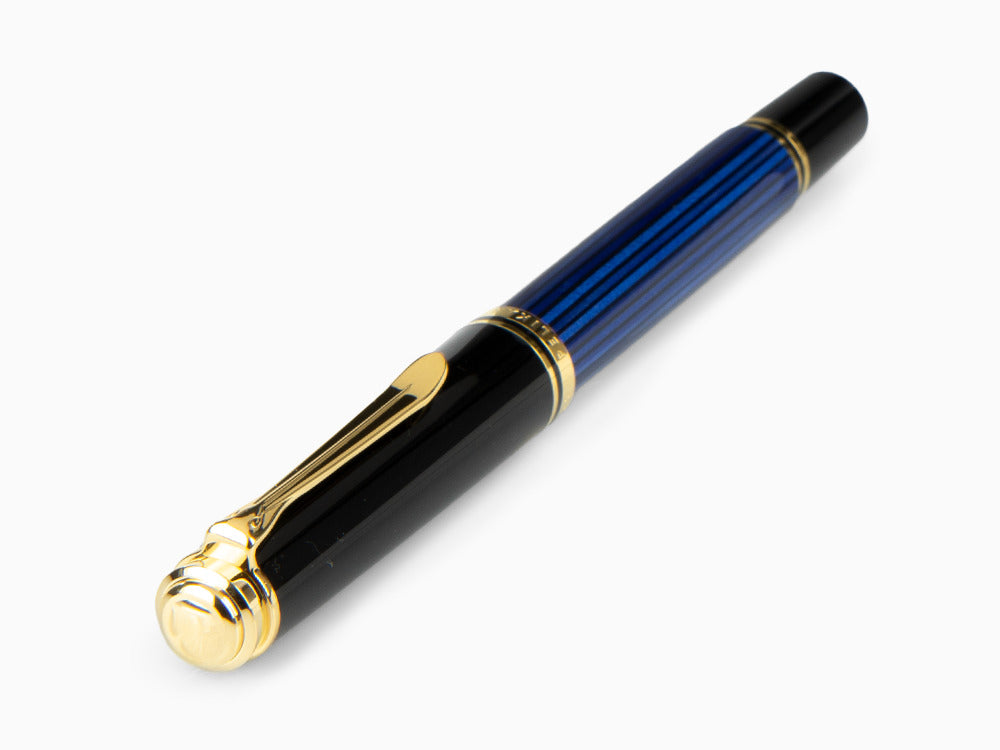 Stylo Plume Pelikan Souverän M 600, Noir-Bleu, 995324