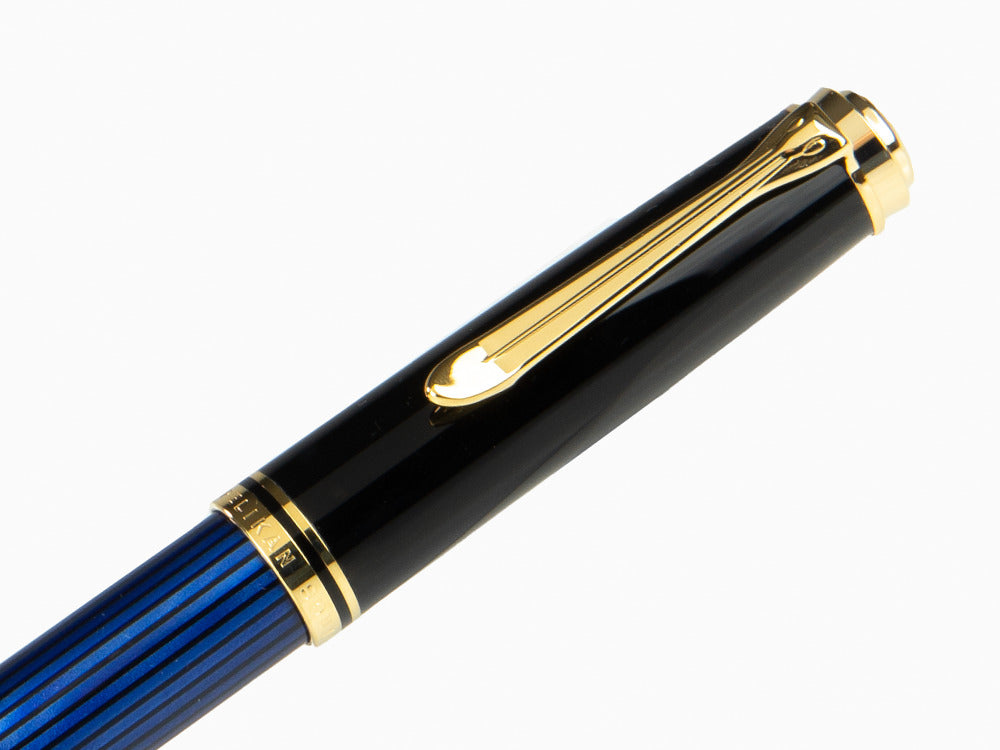 Stylo Plume Pelikan Souverän M 600, Noir-Bleu, 995324