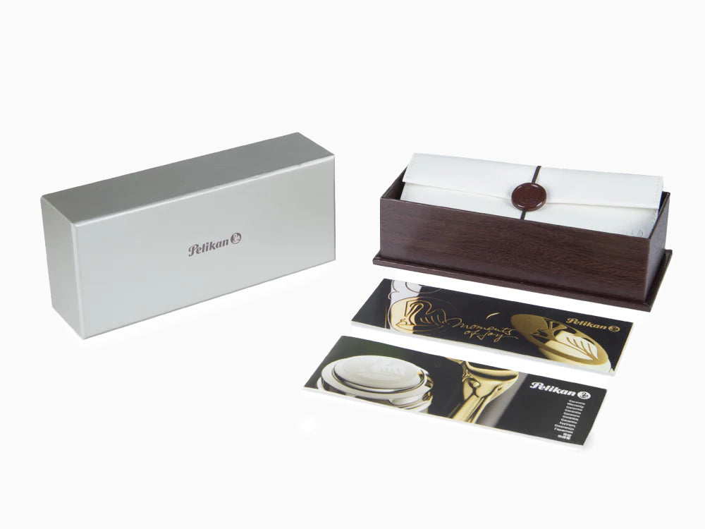Roller Pelikan Souverän R800, Résine Noire, Attributs or, 997643