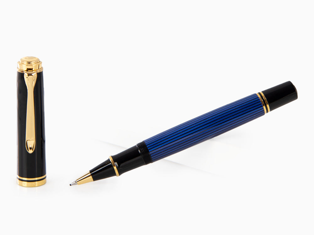 Stylo Roller Pelikan Souverän R800, Noir et Bleu, 997668