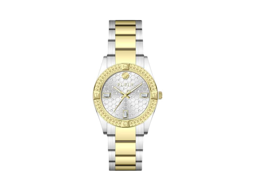 Montre à Quartz Philipp Plein Icon Chain Lady, Argent, 36 mm, PW1FA0225