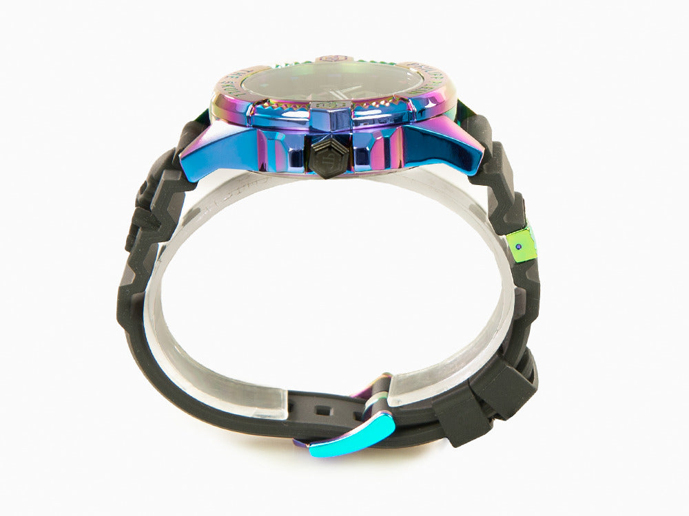 Montre à Quartz Philipp Plein The Skull Rainbow , PVD, Noir, 44 mm, PWAAA2123