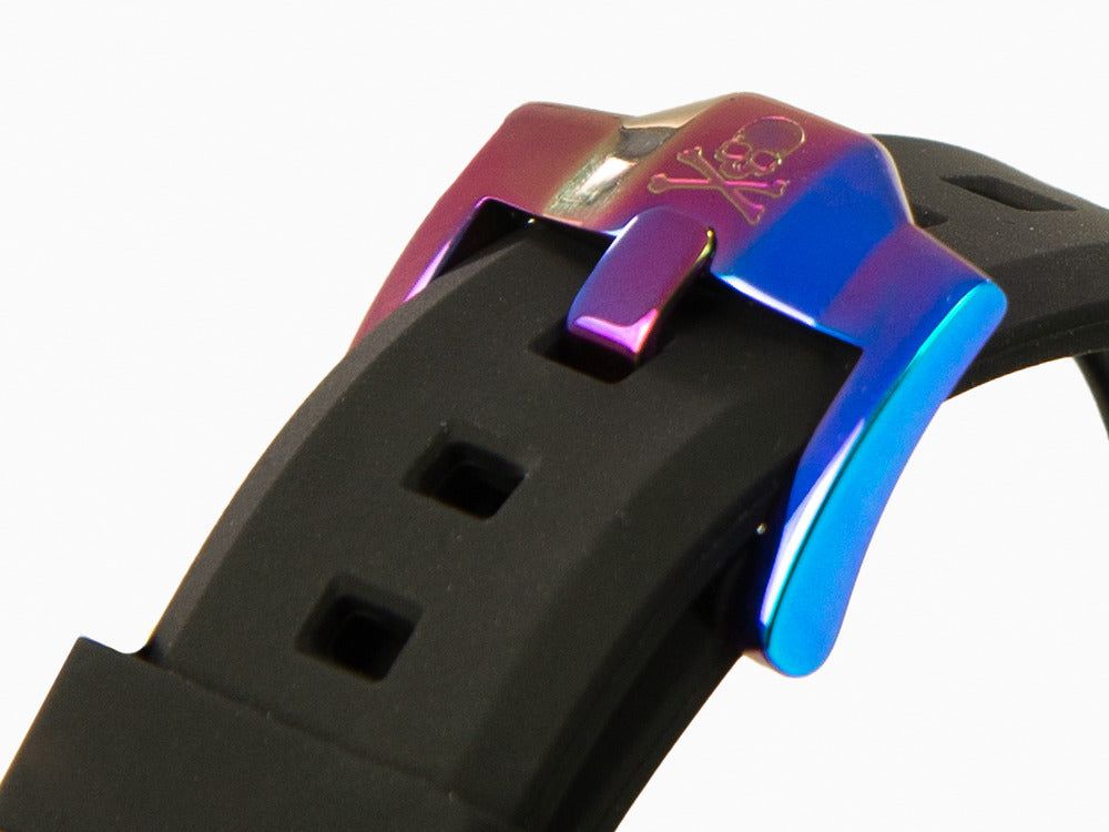 Montre à Quartz Philipp Plein The Skull Rainbow , PVD, Noir, 44 mm, PWAAA2123