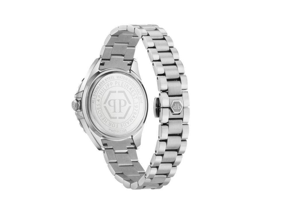 Montre à Quartz Philipp Plein Heaven, Argent, 34 mm, Verre minéral, PWEHA0326