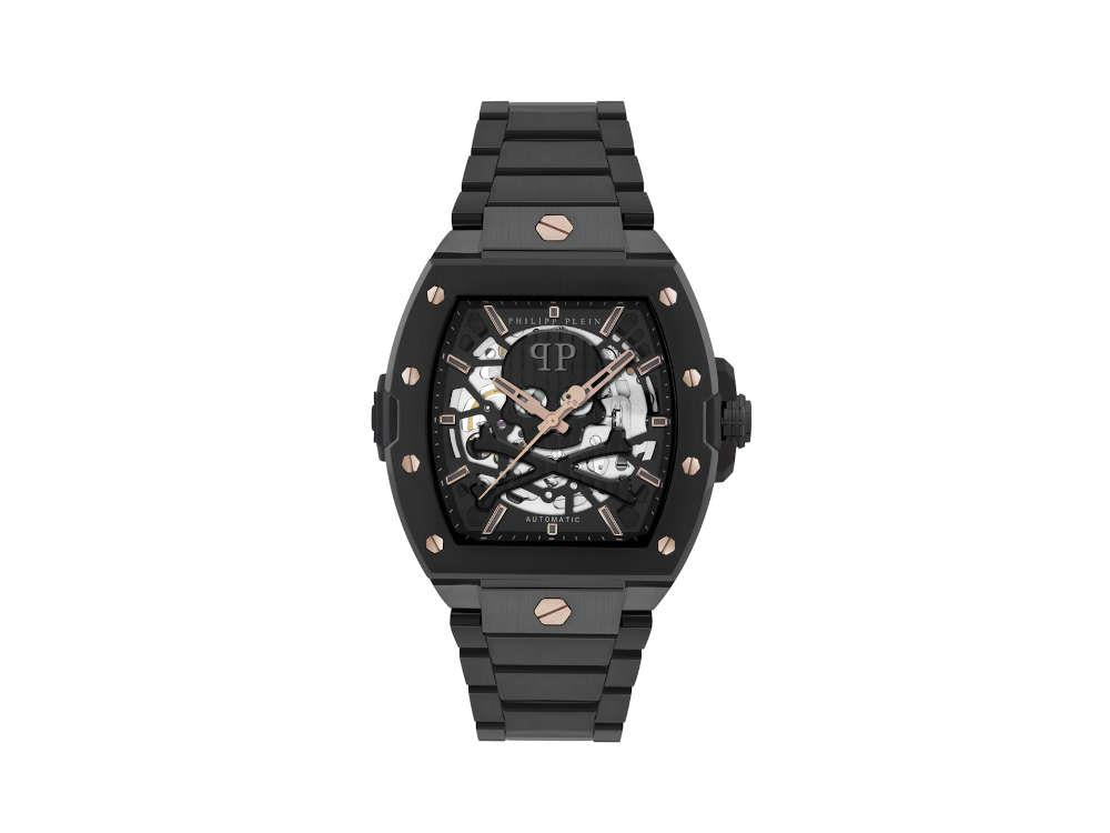 Montre automatique Philipp Plein The Skeleton 2.0, PVD, 44mm, PWJFA0725