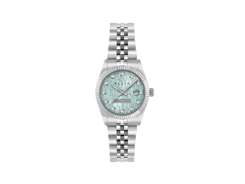 Montre à Quartz Philipp Plein Date Superlative, Bleue, 28 mm, PWNFA0225