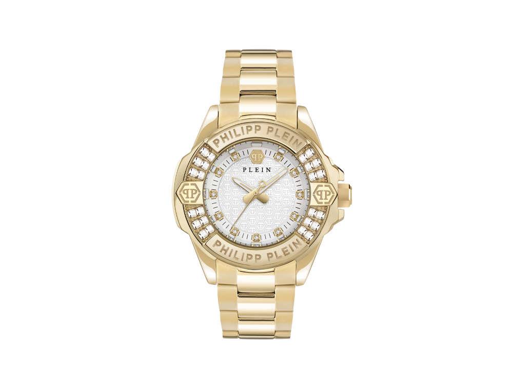 Montre à Quartz Philipp Plein Majesty, Blanc, 38 mm, PWOFA0725
