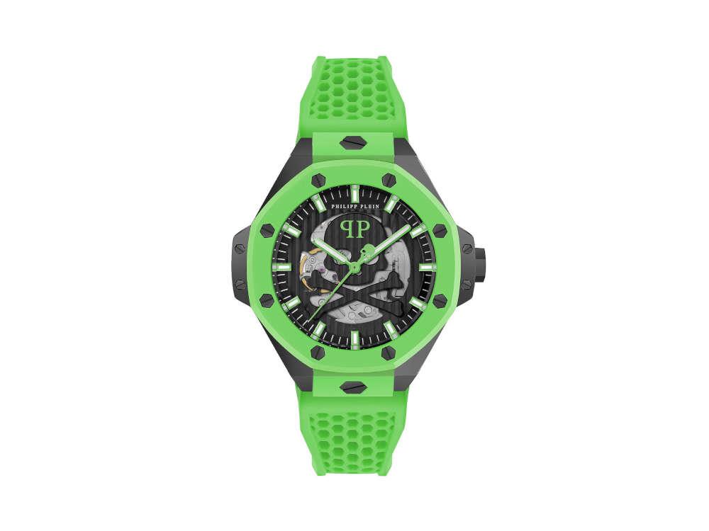 Montre Automatique Philipp Plein Skeleton Royal, PVD, Noir, 46 mm, PWPFA0624