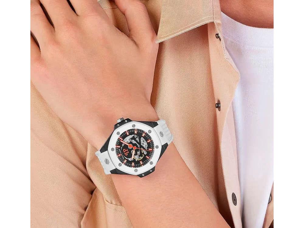 Montre Automatique Philipp Plein Skeleton Royal, PVD, Noir, 46 mm, PWPFA0724