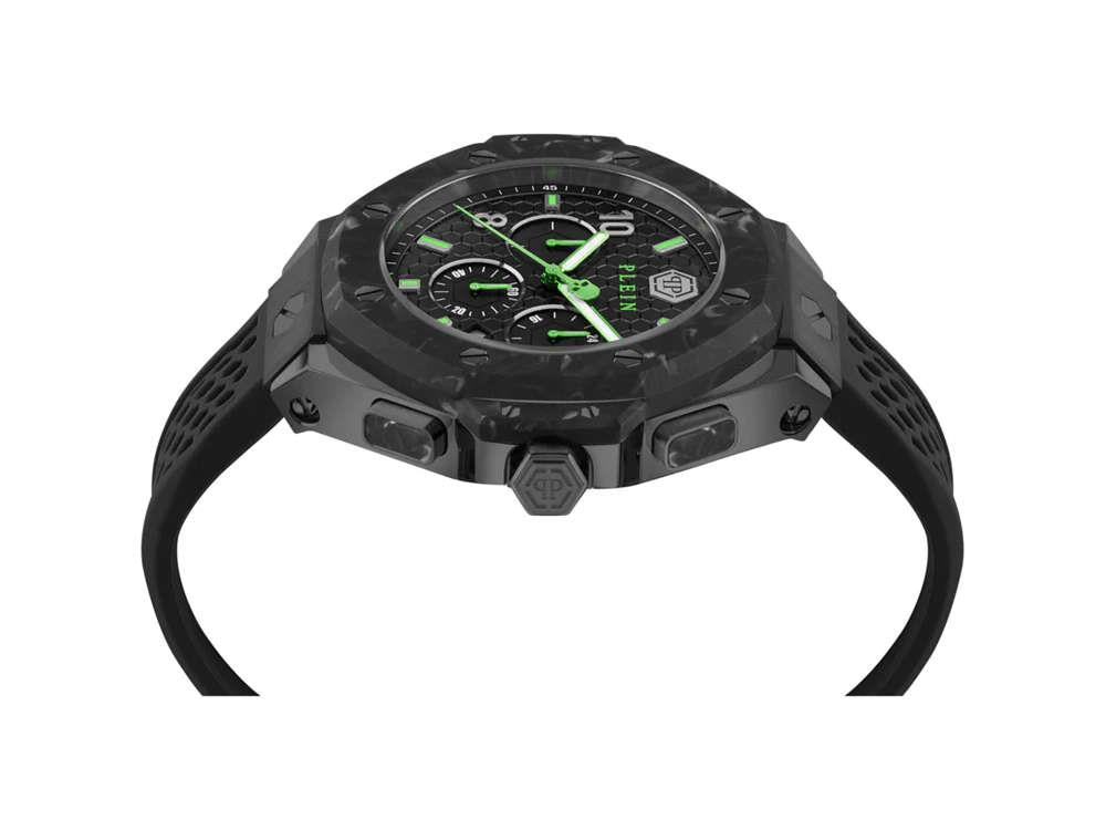 Montre à Quartz Philipp Plein Chrono Royal, PVD, Noir, 46 mm, PWPRA0624