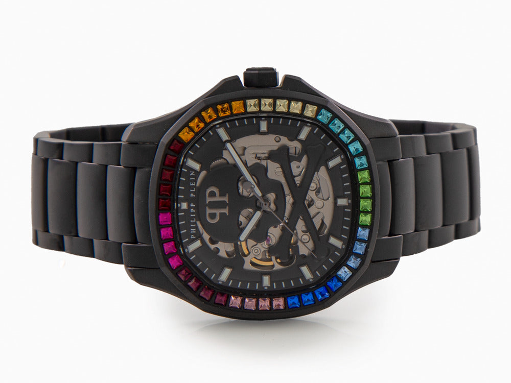 Montre Automatique Philipp Plein Plein Philipp 42 mm, PVD, Noir, PWRAA0823
