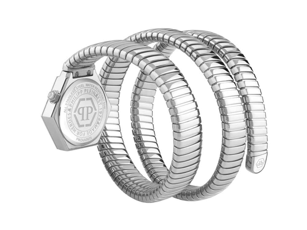 Montre à Quartz Philipp Plein Snake Hexagon, Bleu, 28 mm, PWZAA0625