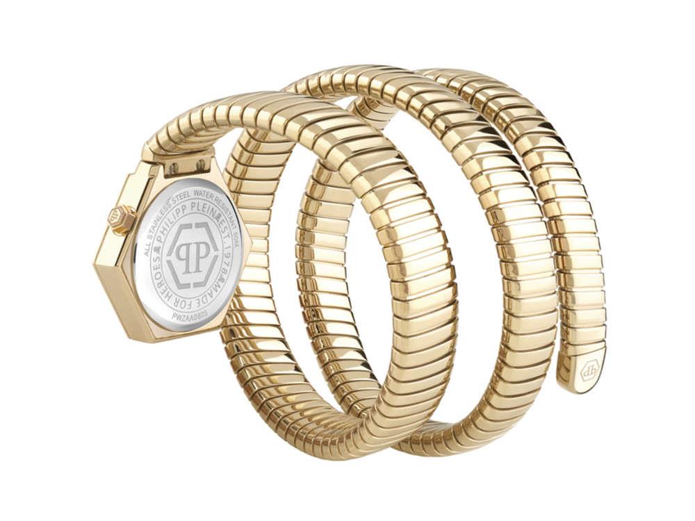 Montre à Quartz Philipp Plein Snake Hexagon, Bleu, 28 mm, PWZAA0825