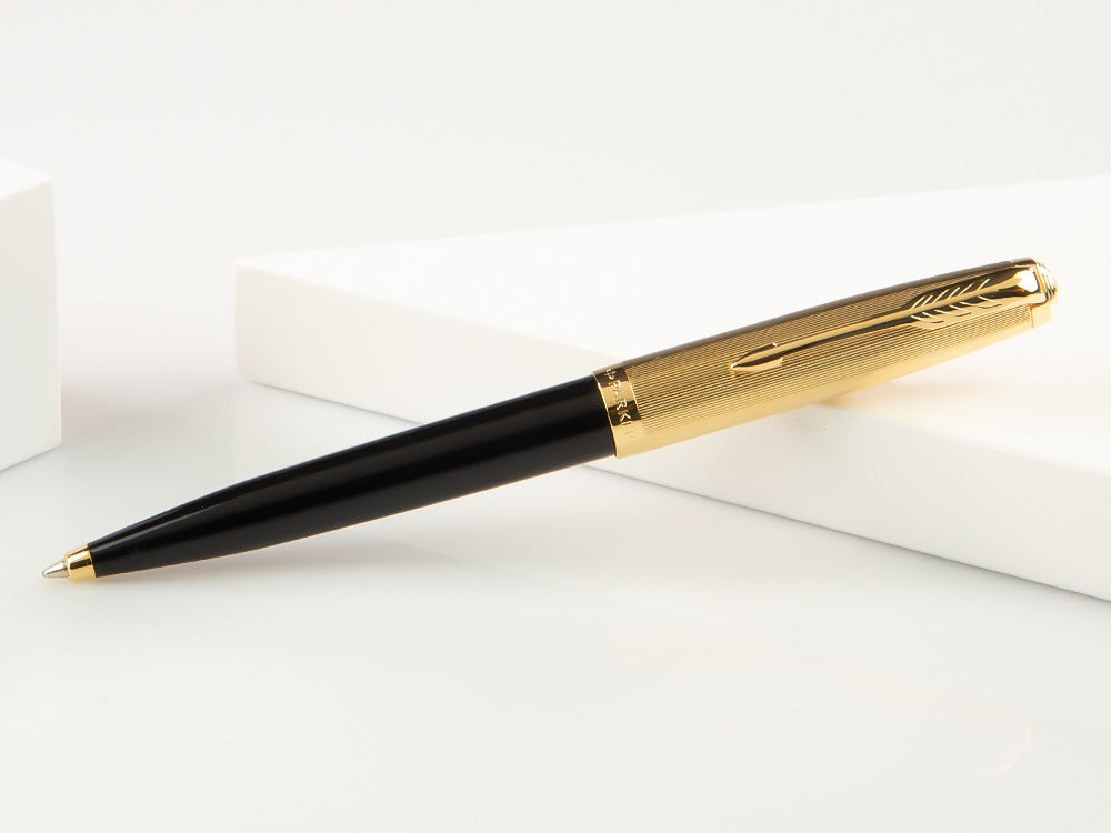Stylo bille Parker 51, Résine, Noir, 2123513