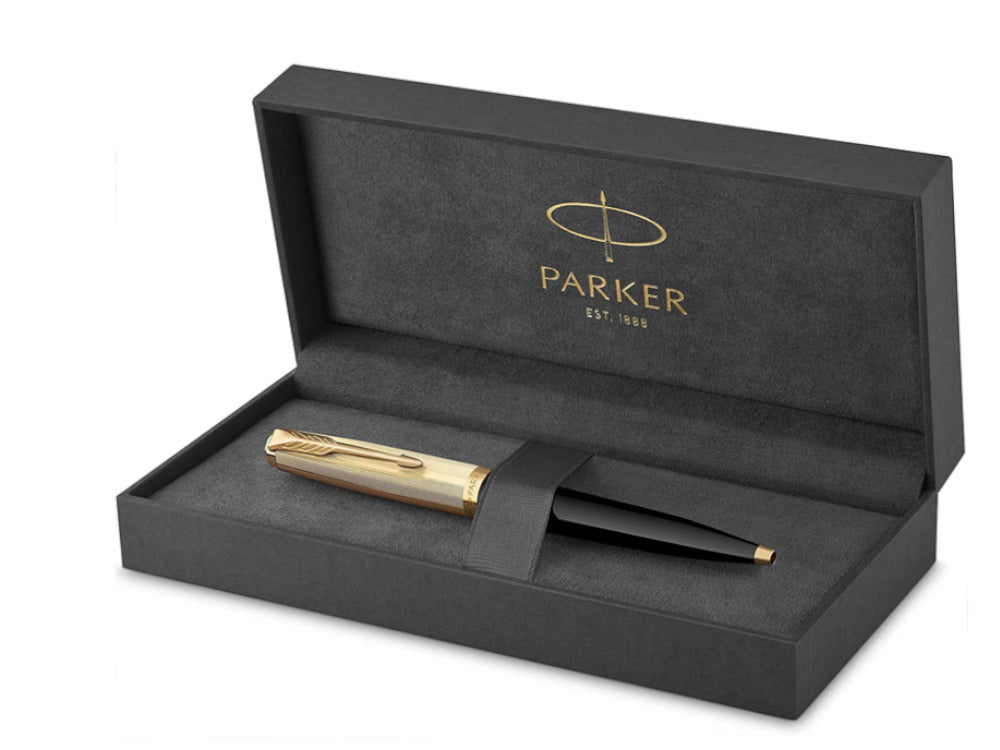 Stylo bille Parker 51, Résine, Noir, 2123513