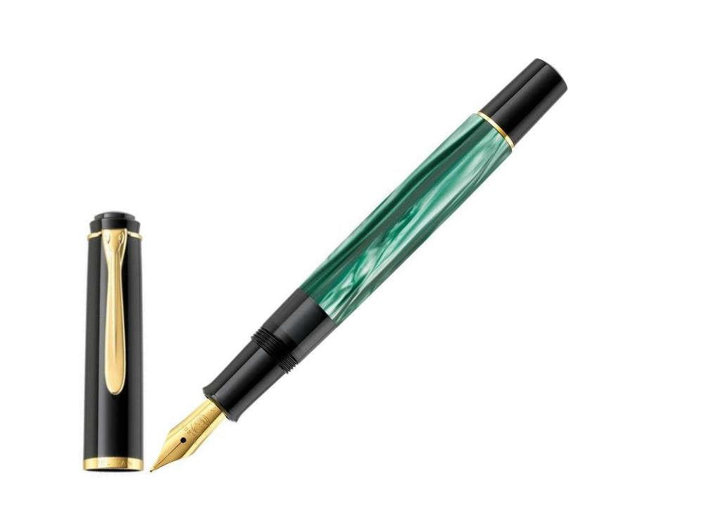 Stylo Plume Pelikan Classic 200, Vert, Marbre, Attributs or, 994103