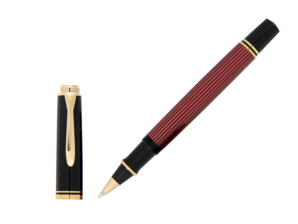 Stylo Roller Pelikan Souverän R400, Noir et Rouge, 905521