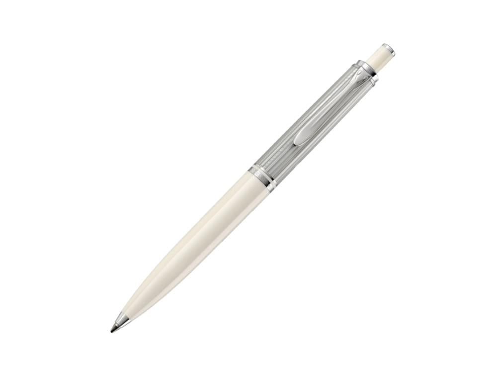 Stylo bille Pelikan Souveran 405 Silver-White, Ed. Spéciale, 815499KIT