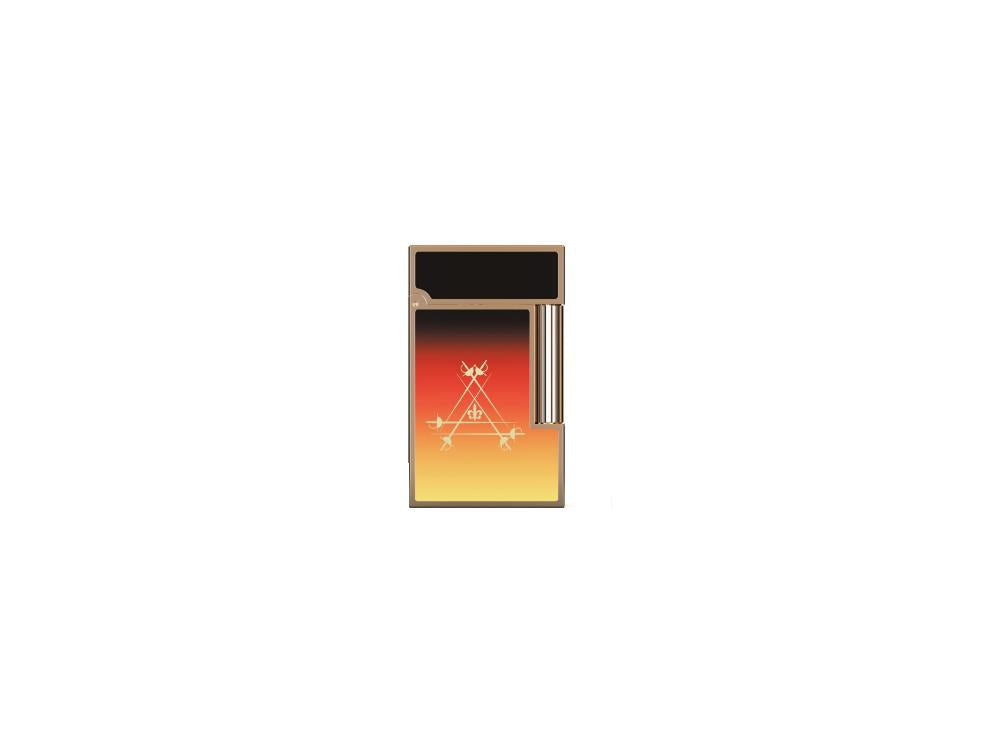 Briquet S.T. Dupont Ligne 2 Cling Montecristo, Le Crépuscule, Orange, C16036