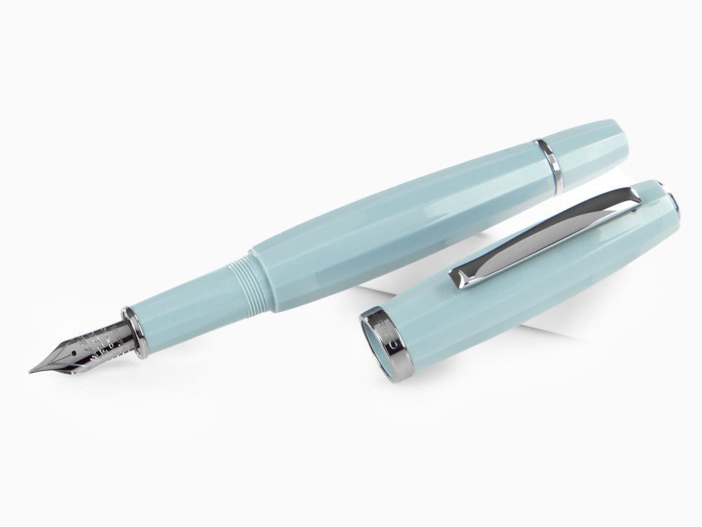 Stylo Plume Scribo Feel, Bleue, Ruthénium, Plume Flex, FEEFP03RT1403