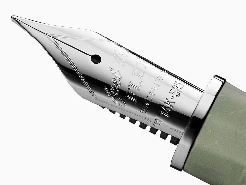 Stylo Plume Scribo Feel Verde Antico, 14K, Edition Limitée FEEFP26PL1403