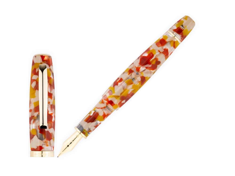 Stylo Plume Scribo Feel Sale di Volterra, Or 14K, FEEFP40YG1403