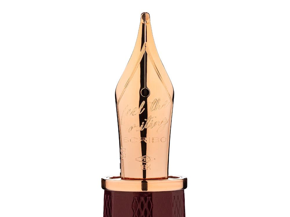 Stylo Plume Scribo Feel Dandy Velvet, Or Rose 14k, FEEFP43RG1403