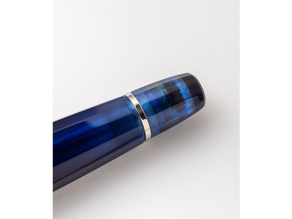 Stylo Plume Scribo Feel Blu Sospeso 14K, Edition Limitée, FEEFP46PL1403