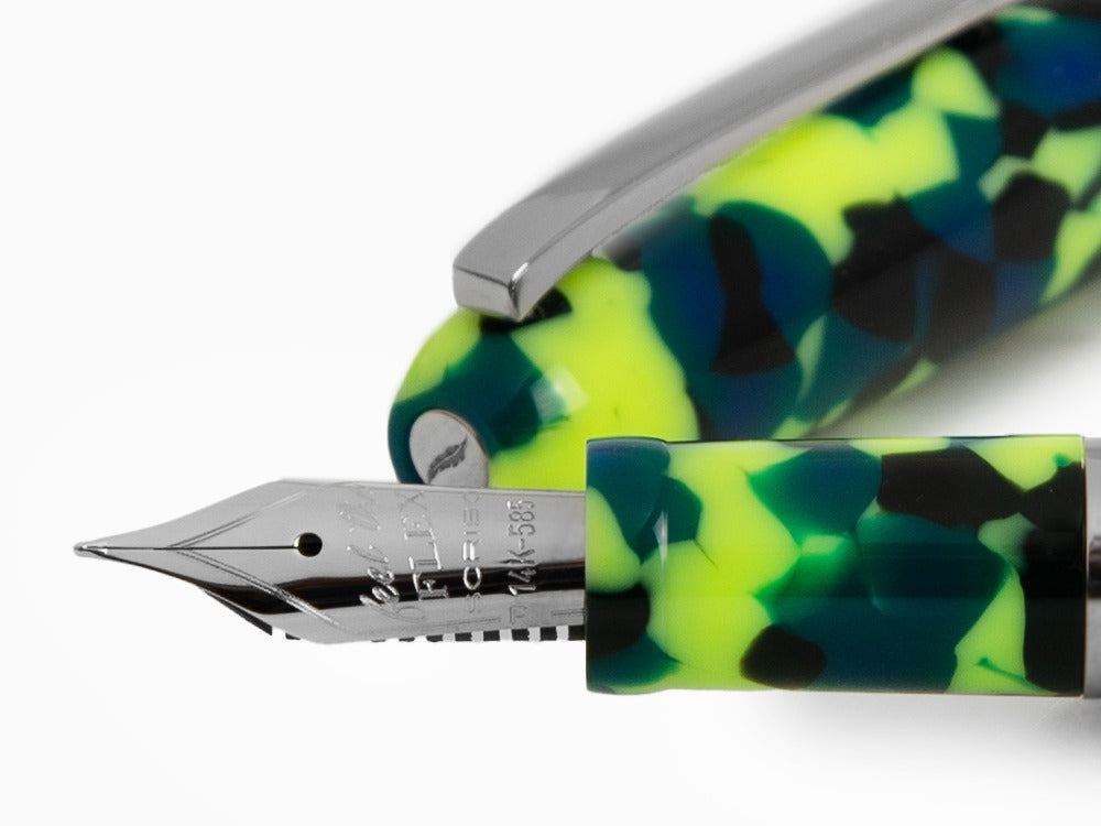 Stylo Plume Scribo Piuma Popart, Or 14K, Edition Limitée, PIUFP18PL1403