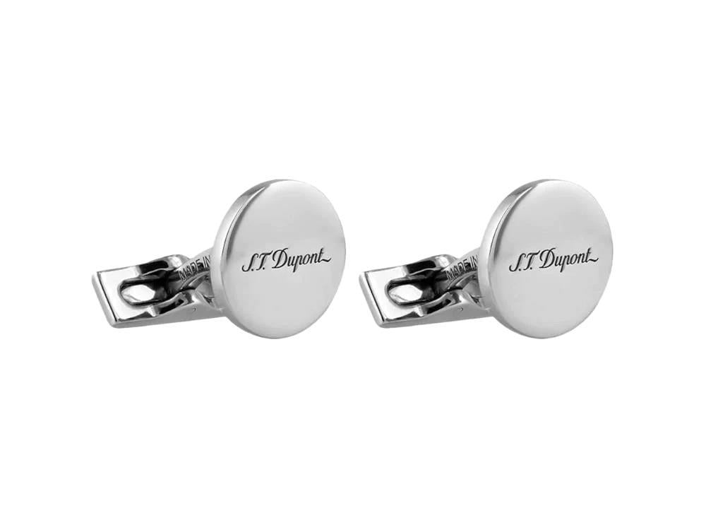 Boutons de Manchette S.T. Dupont D, Argent, 005834