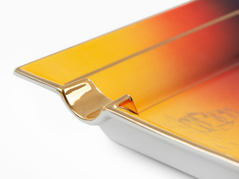 Cendriers S.T. Dupont Montecristo L'Aurore, Porcelaine, Violet, 006434