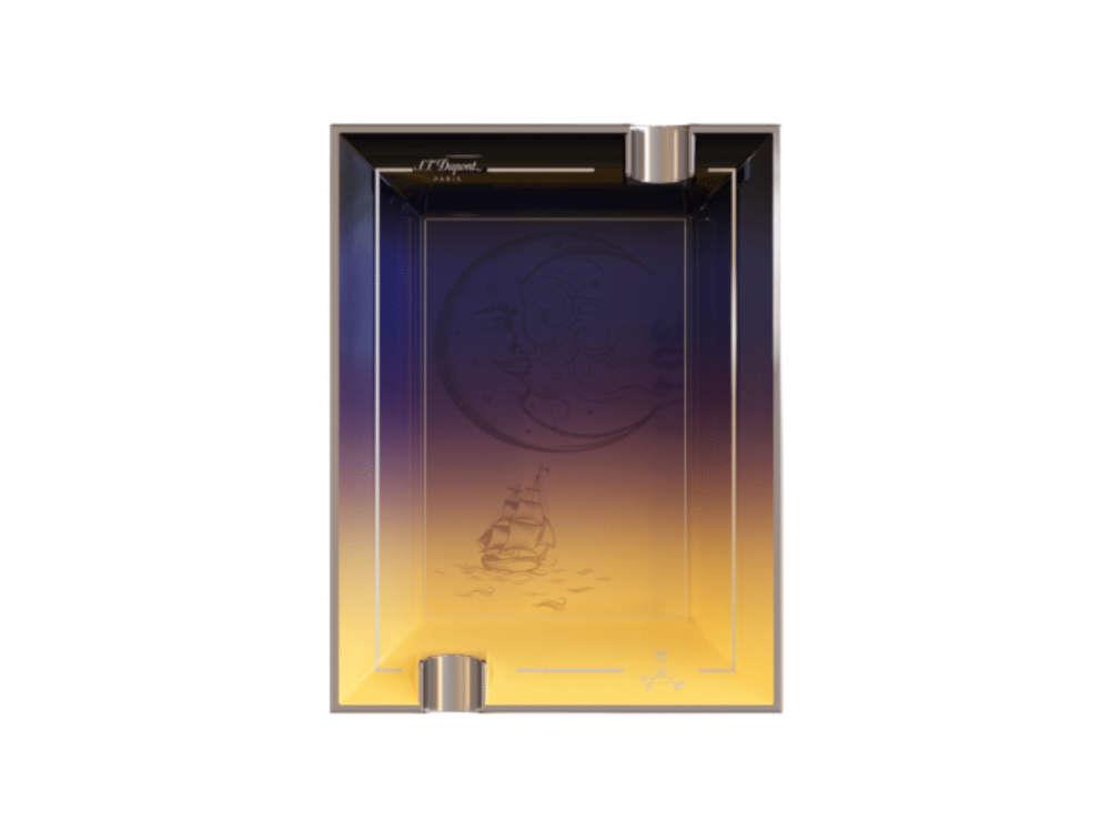 Cendriers S.T. Dupont Montecristo La Nuit, Porcelaine, Jaune, 006435