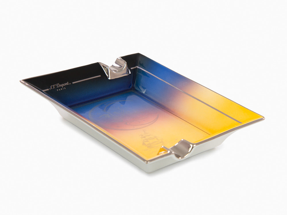 Cendriers S.T. Dupont Montecristo La Nuit, Porcelaine, Jaune, 006435