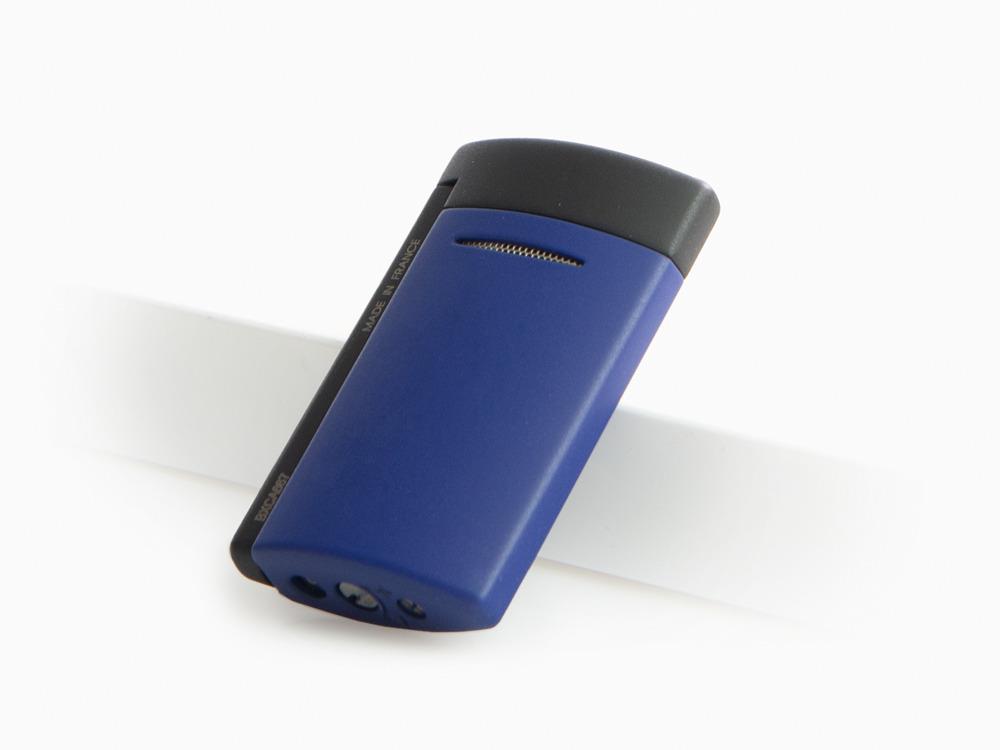 Briquet S.T. Dupont Velvet Animation Minijet Matte Ocean Blue, Bleu, 010860