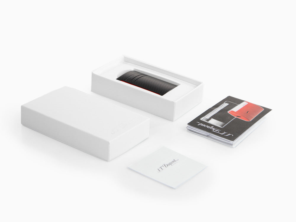 Briquet S.T. Dupont Maxijet, Chrome, Rouge/Black Mat, 020160N